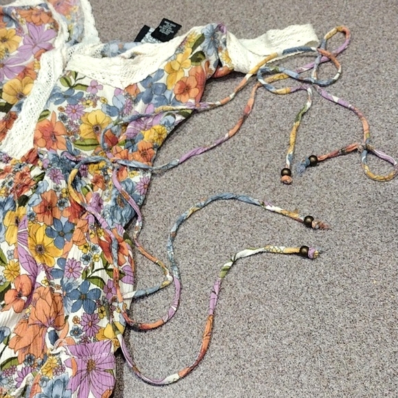 💥Angie Plus Size Boho Adjustable Tank Top - Picture 8 of 17